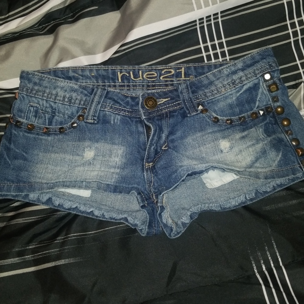 Rue 21 shorts with studs size 0/1
